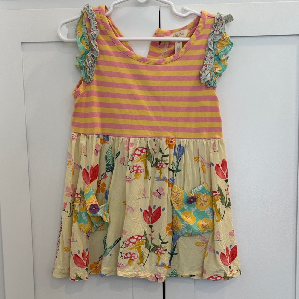 Colorful Floral and Striped Kids shirt